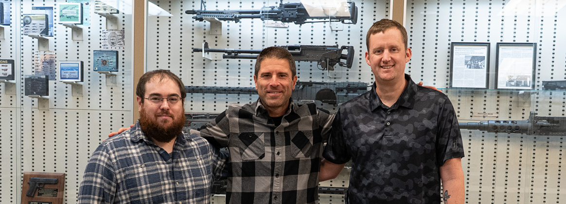 DKC co-inventors Caleb McGee,  Brian Hoffman, and Cody Walton.